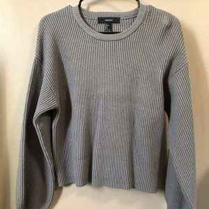 F21 balloon sleeved sweater. S.